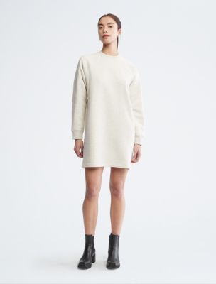 Archive Logo Fleece Sweatshirt Dress | Calvin Klein® USA