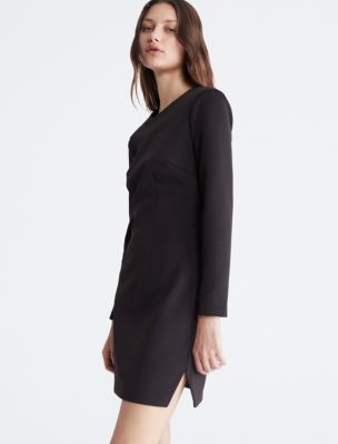 Calvin Klein Sheath dress with 3/4 sleeves in black