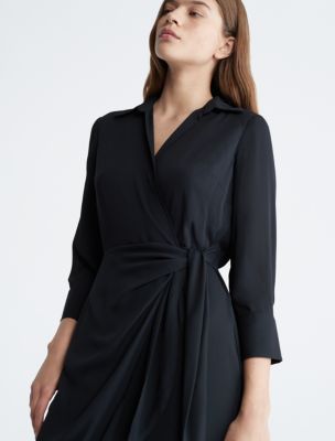 Wrap Maxi Dress | USA Klein® Calvin