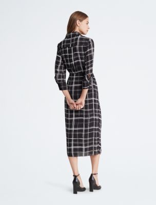 Plaid store maxi dresses