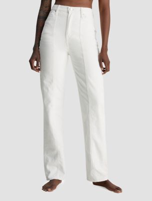 Off white straight Pants