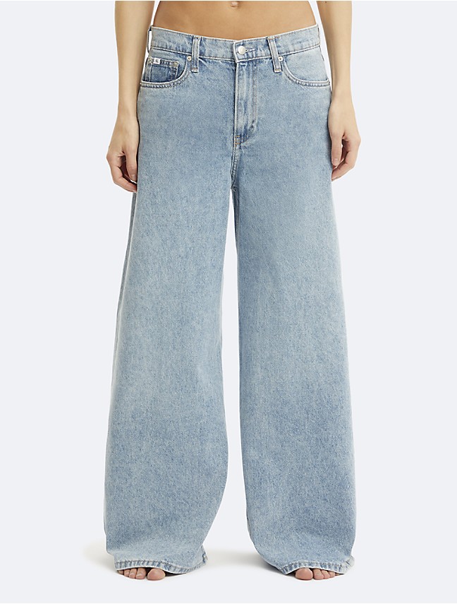 High Rise Wide Leg Fit Calvin Klein® Jeans USA 