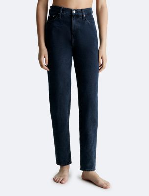 80s Calvin Klein Indigo Blue High Waisted Jeans 29 Medium Ck Jeans 29 X 31  Minimalist Dark Wash Denim Size 8 Minimal Tapered Jeans 