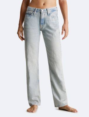 Calvin klein jeans men's straight 2024 fit jean