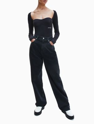 women's relaxed fit jeans high rise