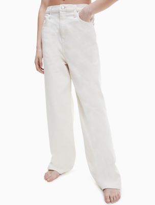 Calvin Klein Jeans High Rise Relaxed Jeans In Light Blue