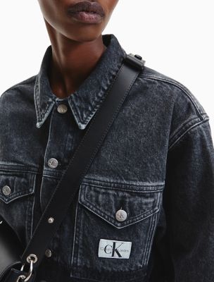 Oversized Cropped Denim Jacket | Calvin Klein® USA