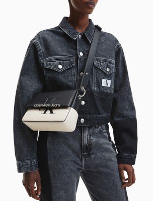 Oversized Cropped Denim Jacket Calvin Klein