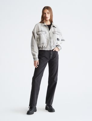 Cropped Denim Jacket Calvin Klein® USA