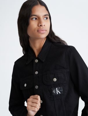 Calvin klein store denim jacket black