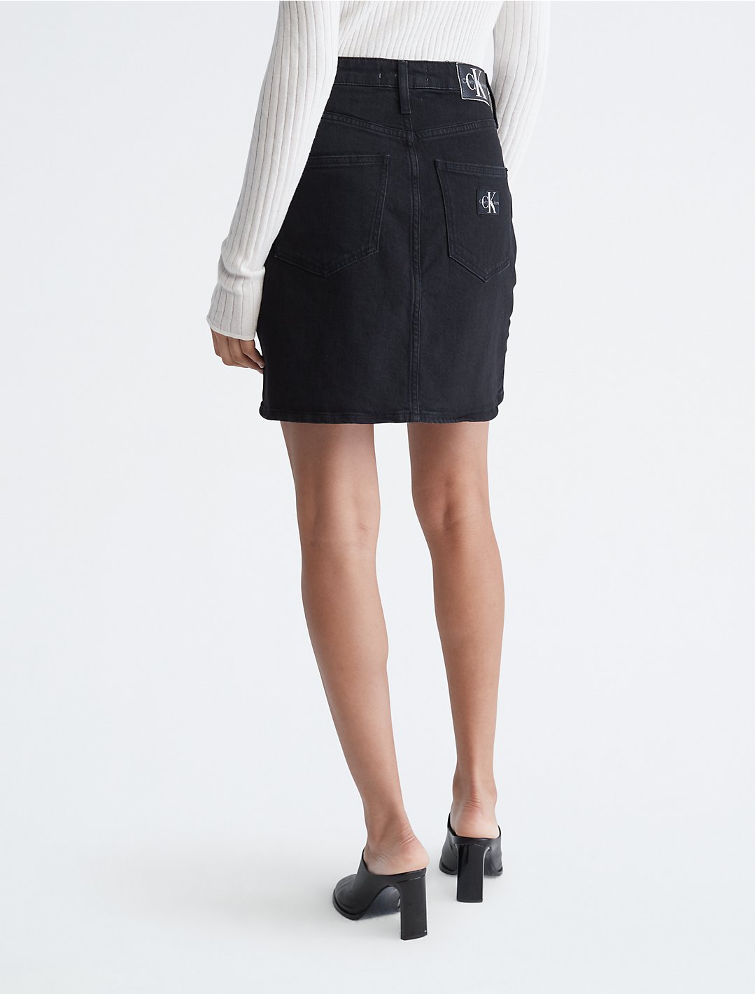 High Rise Denim Mini Skirt | Calvin Klein® USA