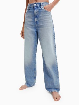 Buy Calvin Klein Jeans Women Straight Fit High Rise Light Fade