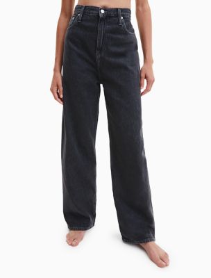 High Rise Relaxed Fit Straight Leg Jeans Calvin Klein Canada