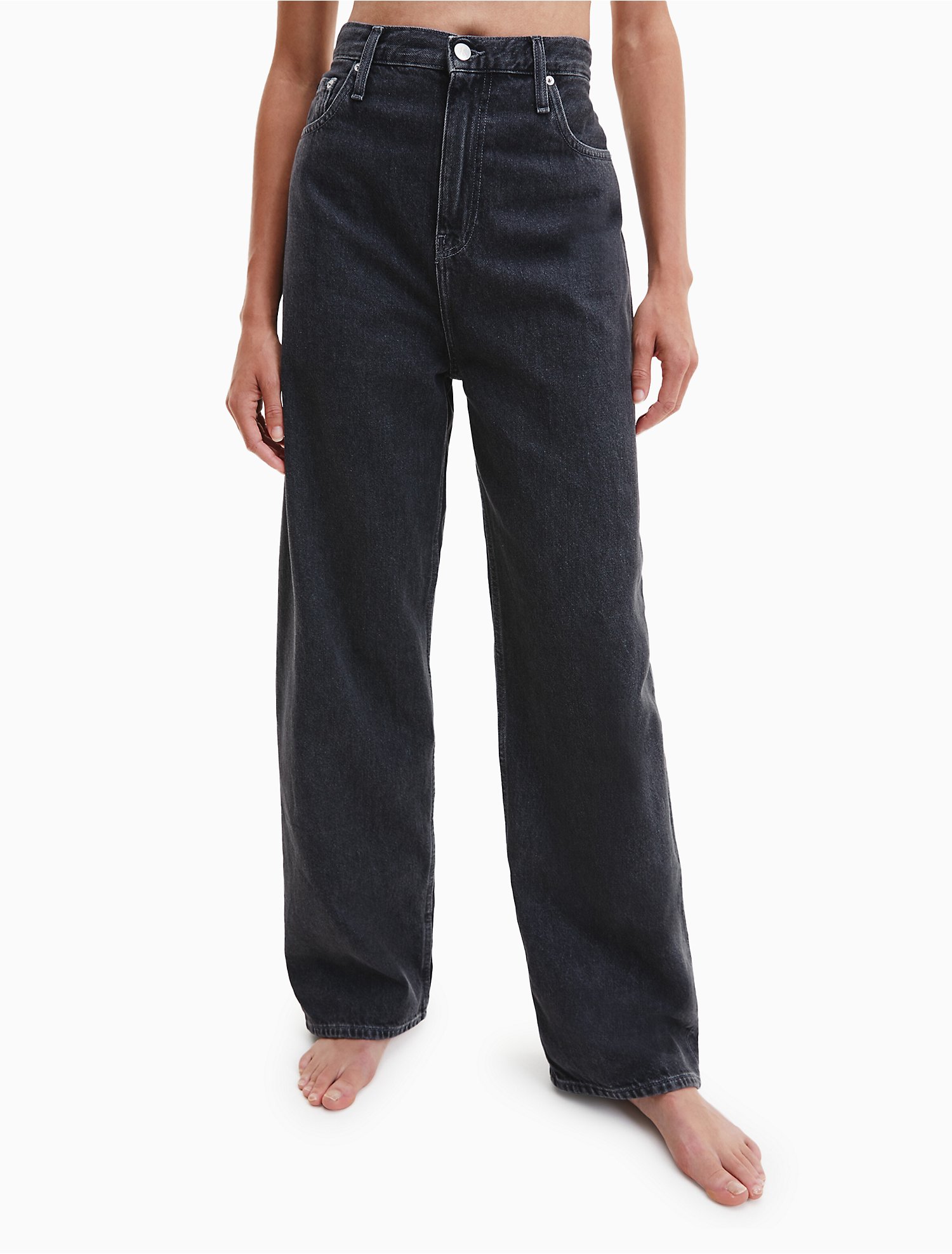 High Rise Relaxed Fit Straight Leg Jeans | Calvin Klein® USA