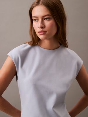 Thumbnail of Ponte Knit Bodycon Dress, Zen Blue