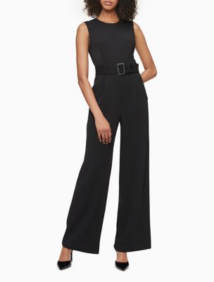 calvin klein wide leg jumpsuit