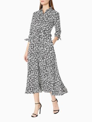calvin klein button up dress