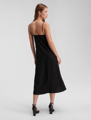 Soft Twill Dress, Black Beauty