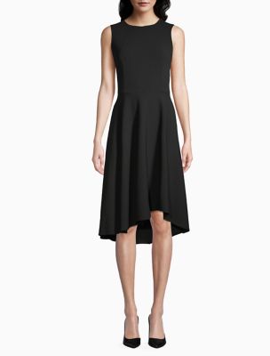 calvin klein high low dress