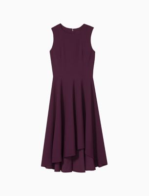 calvin klein maroon dress