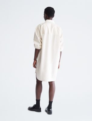 Poplin Cotton Shirt Dress | Calvin Klein® Canada