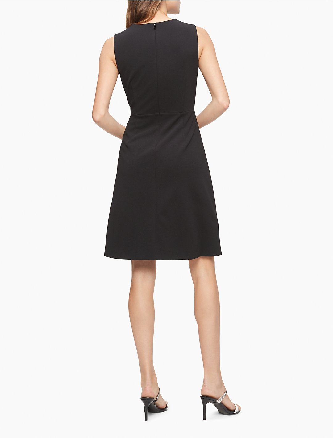 Cascading Ruffle Sleeveless Dress | Calvin Klein® USA