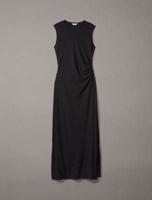 Refined Jersey Gathered Dress | Calvin Klein® USA