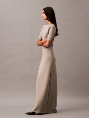 Backless Jersey Dress | Calvin Klein Backless Jersey Dress | Calvin Klein