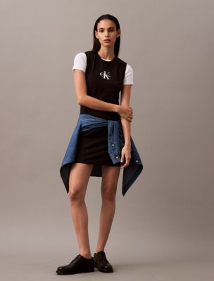 Monogram Logo Sleeveless T-Shirt Dress | Calvin Klein® USA