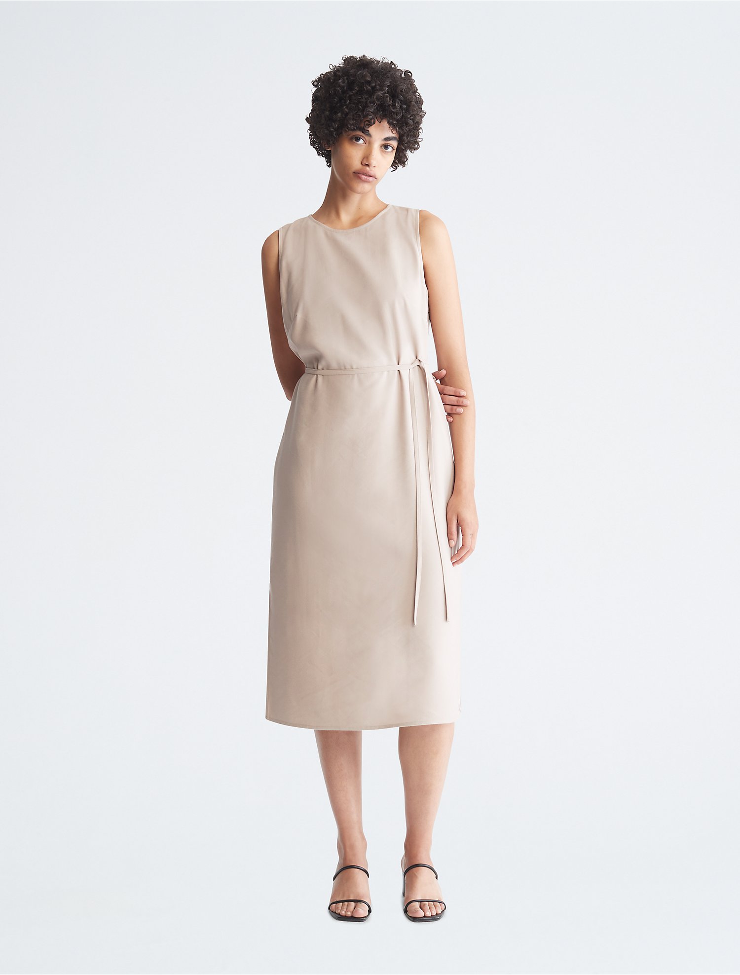 Belted Midi Tank Dress | Calvin Klein® USA