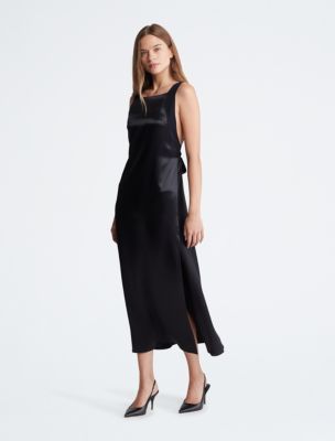 CALVIN KLEIN, Black Women's Long Dress