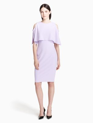 lavender calvin klein dress