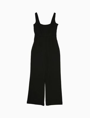 square neckline jumpsuit