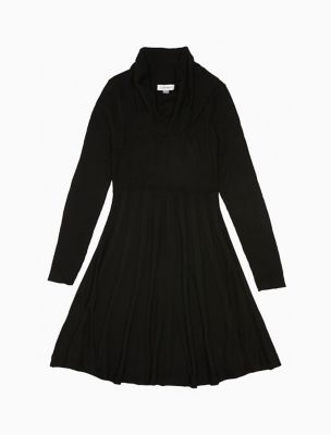 calvin klein cowl neck dress