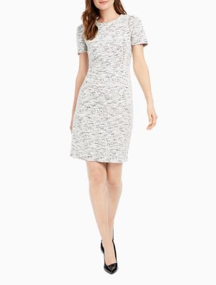 calvin klein short sleeve dress
