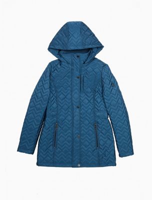calvin klein quilted zip jacket
