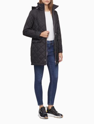 calvin klein quilted zip jacket