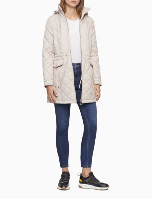 calvin klein quilted zip jacket