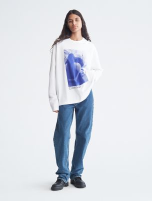 Standards Frisbee Graphic Long Sleeve Tee | Calvin Klein® USA