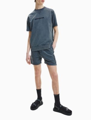 calvin klein short sleeve sweatshirt