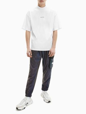 Cotton T-Shirt Micro Calvin Klein® Organic USA Unisex Stretch | Logo