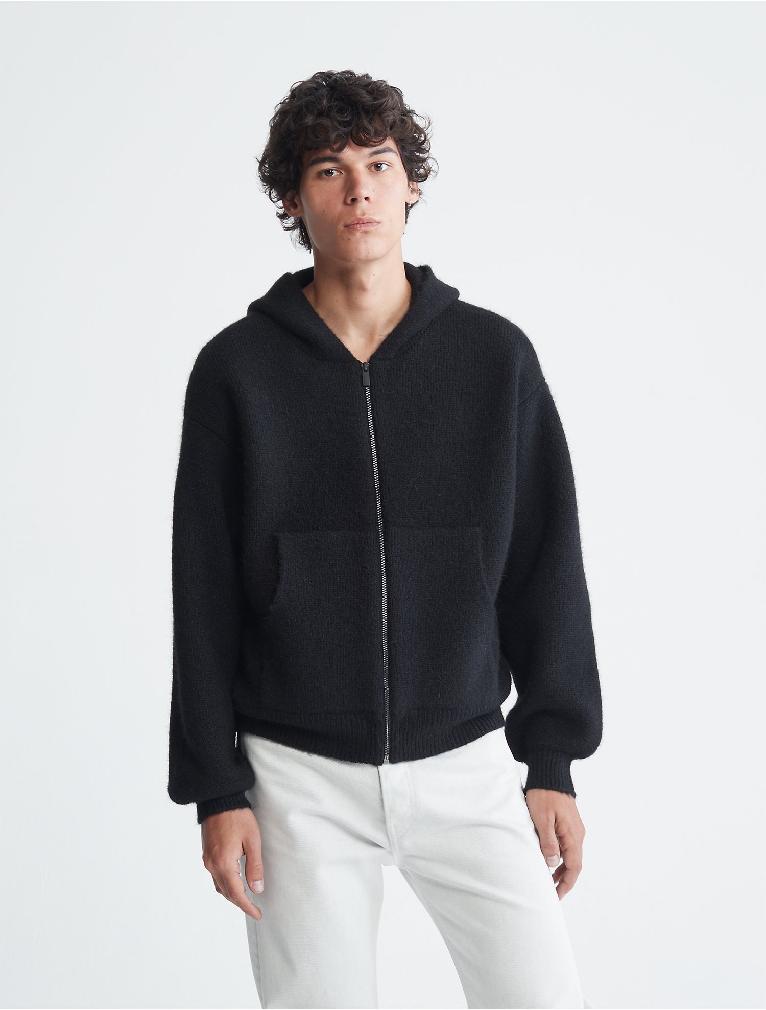 Standards Full Zip Hoodie Sweater | Calvin Klein
