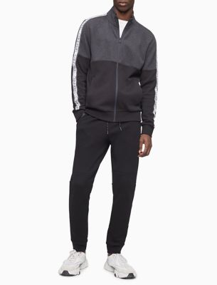 calvin klein black sweatshirt mens