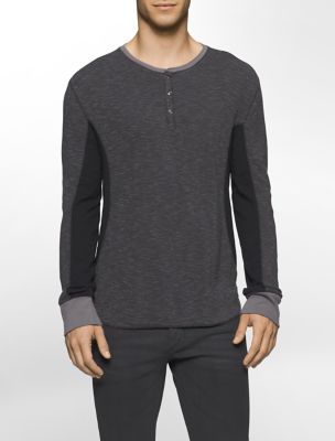 calvin klein henley shirt