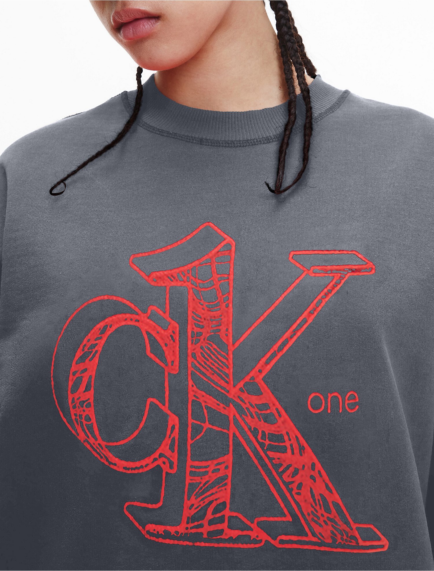 vooroordeel kanker Sortie CK One Gender Inclusive Oversized Garment-Dyed Sweatshirt | Calvin Klein