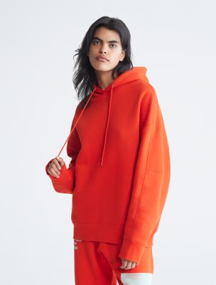 Orange calvin klein store hoodie