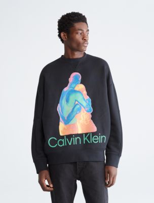 Calvin klein hot sale banded sweatshirt