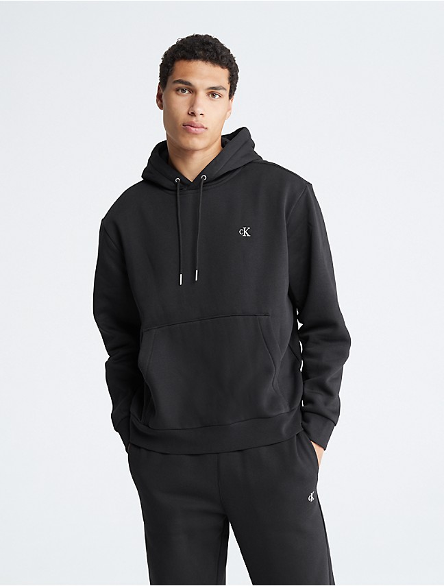 Calvin Klein hero logo comfort hoodie in cream, CdsprovidenciaShops