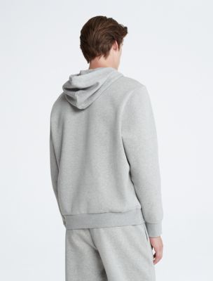 Calvin Klein Men's Monogram Logo Hoodie, Heroic Grey Heather, Small :  : Clothing, Shoes & Accessories