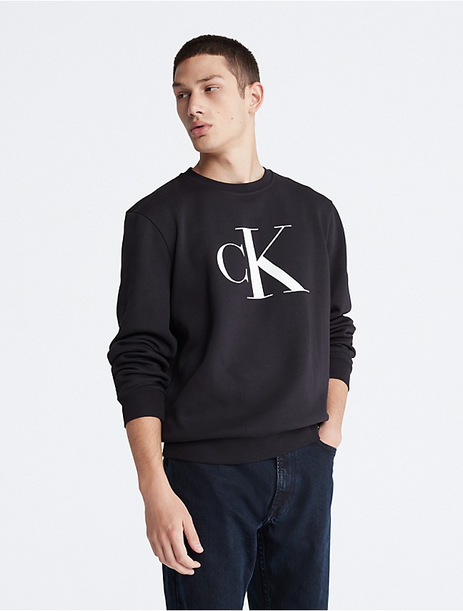 | Calvin T-Shirt Crewneck Monogram Klein® Logo USA